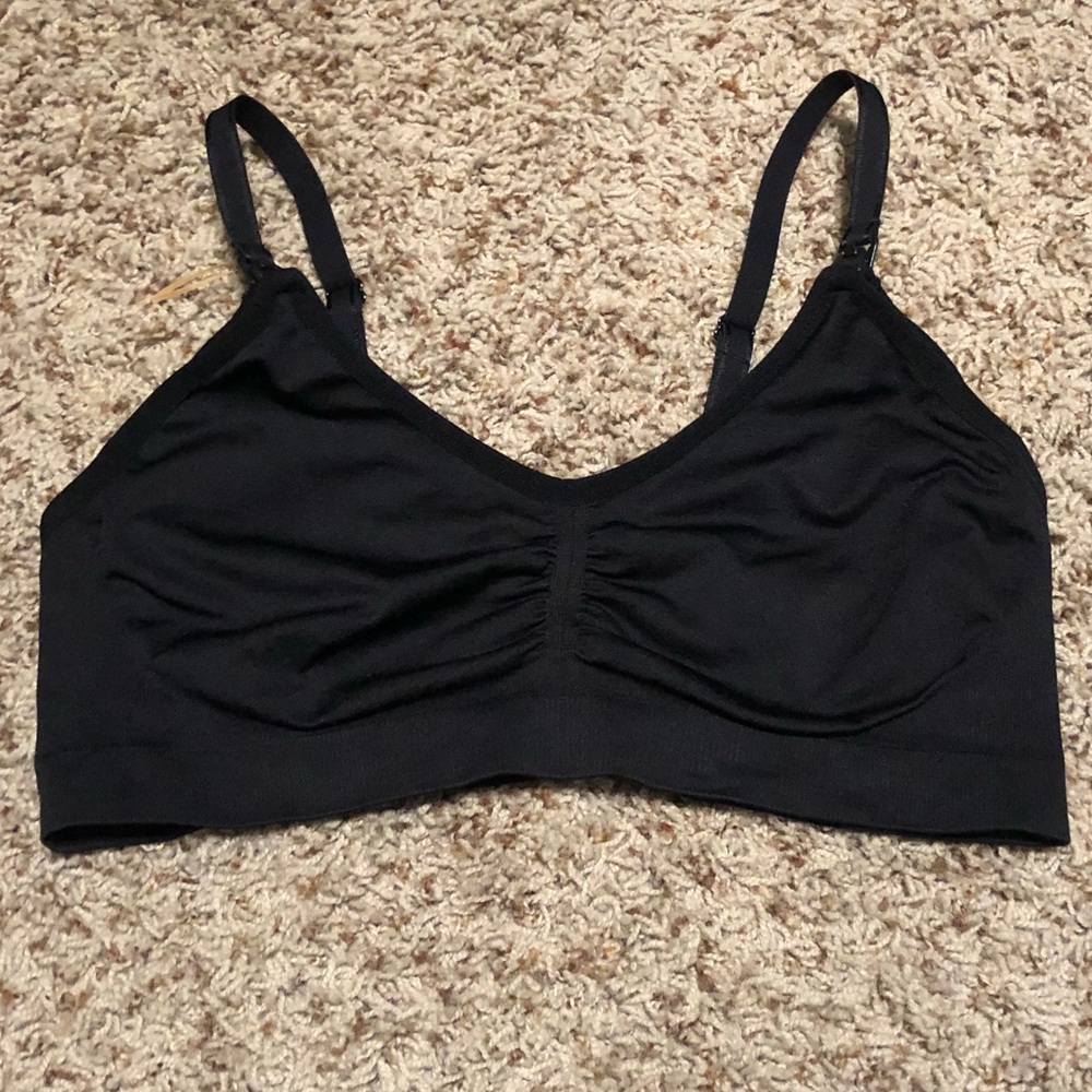 Black Nursing Bra